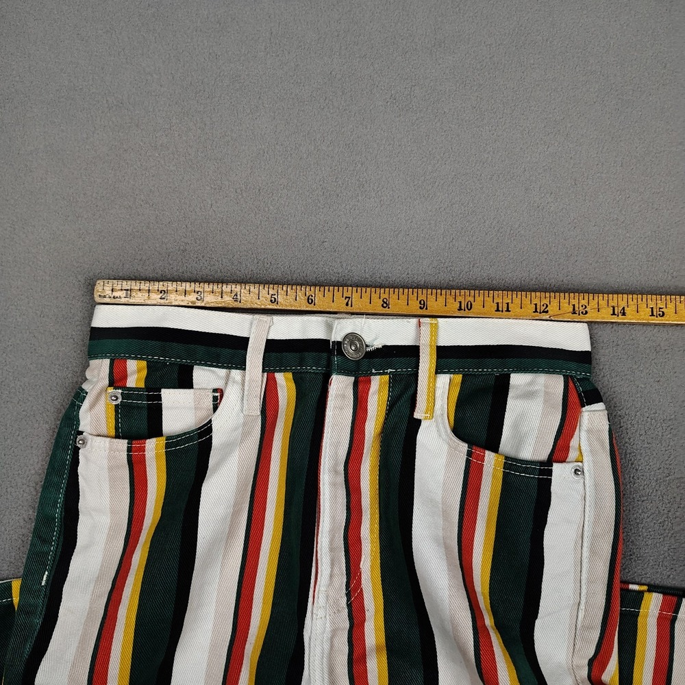 BDG Bell Bottom Jeans Women‎ 26 Colorful Striped Hippie Festival Flare Leg 26x29 - Picture 6 of 11